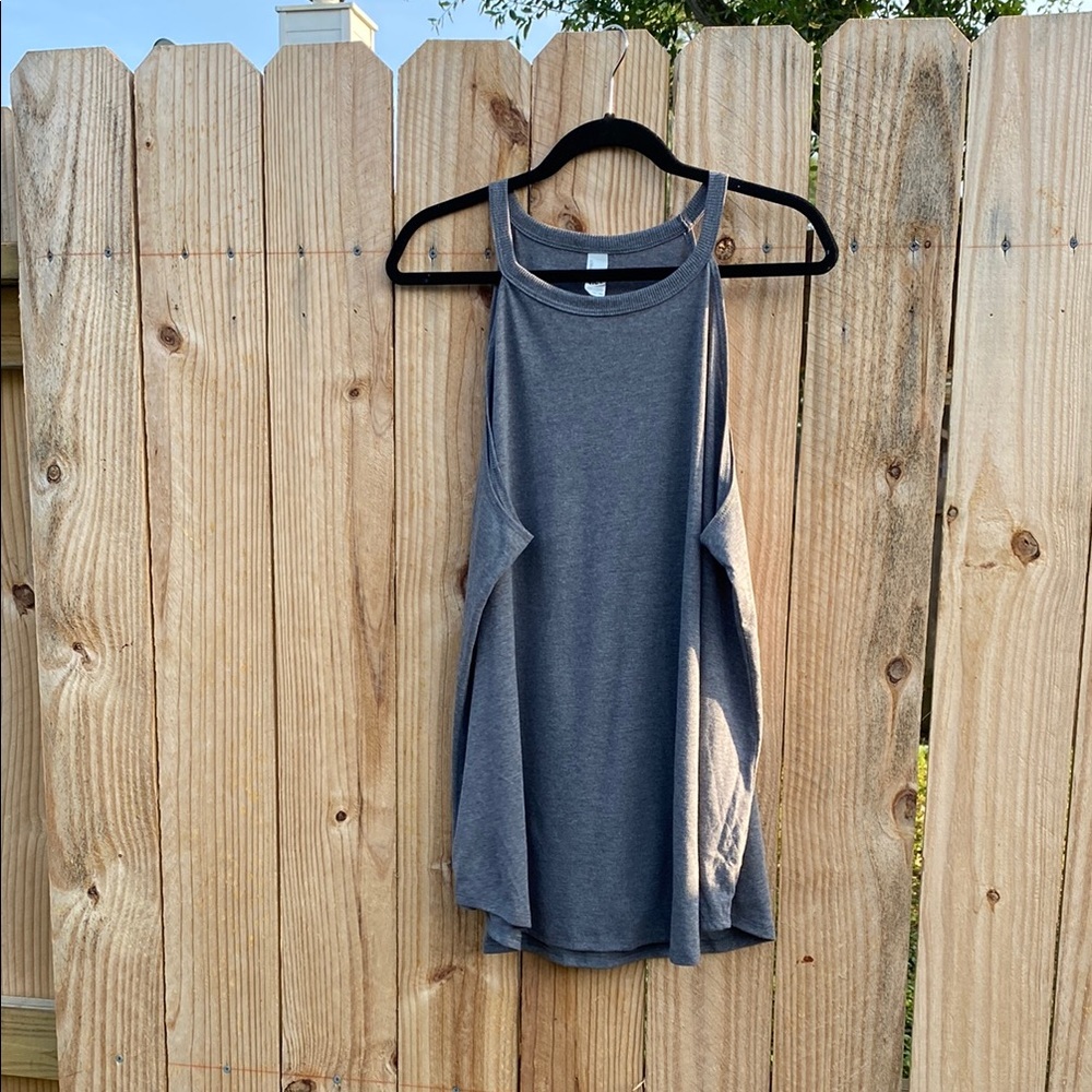 Gray Sleeveless Women's Top